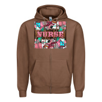 Chestnut Nurse Zipper Hoodie - LillyAllenDesigns