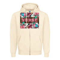 Sandshell Nurse Zipper Hoodie - LillyAllenDesigns