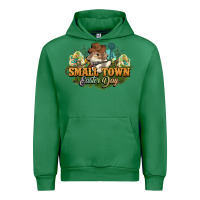 Emerald Small town Easter Day Urban Hoodie - NancyCooperArtShop