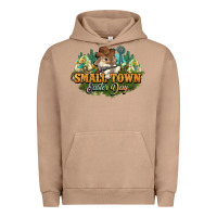 Pigment Burro Small town Easter Day Urban Hoodie - NancyCooperArtShop