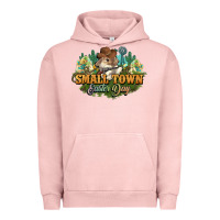 Pigment Salmon Small town Easter Day Urban Hoodie - NancyCooperArtShop