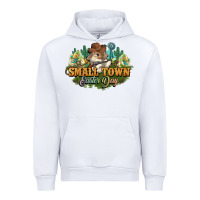 White Small town Easter Day Urban Hoodie - NancyCooperArtShop