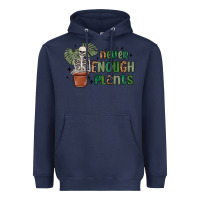 Navy never enough plants Heavyweight Hoodie - MaliasSmallBusiness