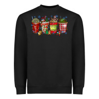Black christmas drink Heavyweight Sweatshirt - CowhideDigitalArt