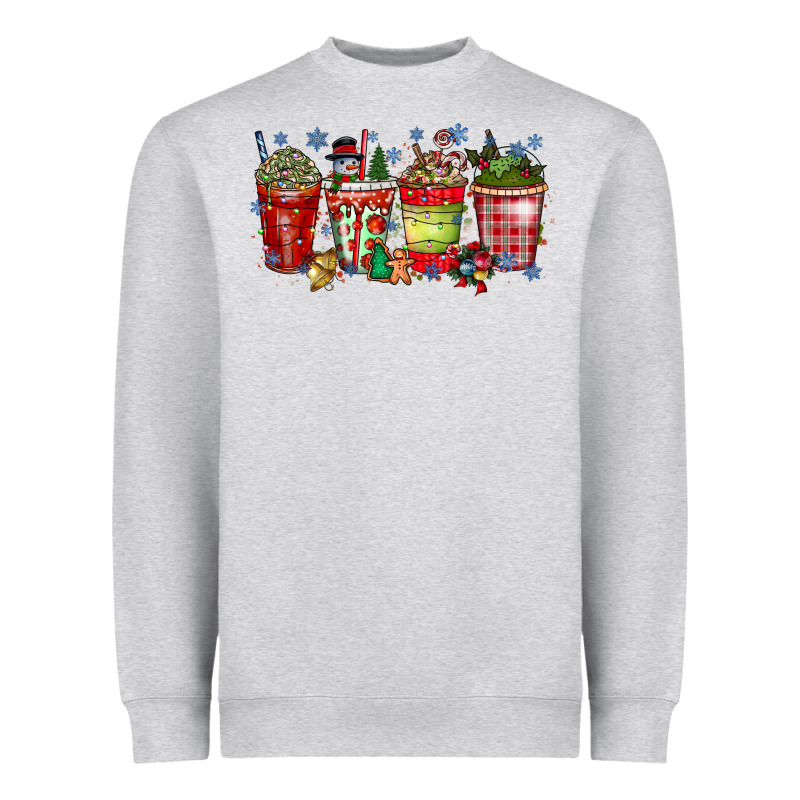 Christmas Drink Heavyweight Sweatshirt by CowhideDigitalArt | Teevron