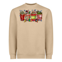 Mushroom christmas drink Heavyweight Sweatshirt - CowhideDigitalArt