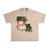French Oak Louisiana map christmas santa Urban Heavy Tee - FaDigitalArtStudio