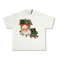 Pistachio Louisiana map christmas santa Urban Heavy Tee - FaDigitalArtStudio