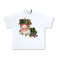 White Louisiana map christmas santa Urban Heavy Tee - FaDigitalArtStudio