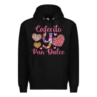 Black cafecito y pan dulce Premium Hoodie - Artiststas