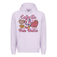 Lilac cafecito y pan dulce Premium Hoodie - Artiststas