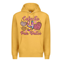 Mustard cafecito y pan dulce Premium Hoodie - Artiststas