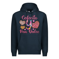 Navy cafecito y pan dulce Premium Hoodie - Artiststas