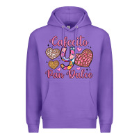 Purple cafecito y pan dulce Premium Hoodie - Artiststas