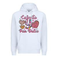 White cafecito y pan dulce Premium Hoodie - Artiststas