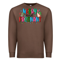 Chestnut merry and pregnant Premium Sweatshirt - MaliasSmallBusiness