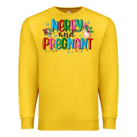 Lemon merry and pregnant Premium Sweatshirt - MaliasSmallBusiness
