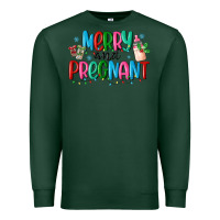 Sports Green merry and pregnant Premium Sweatshirt - MaliasSmallBusiness