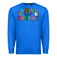 True Royal merry and pregnant Premium Sweatshirt - MaliasSmallBusiness