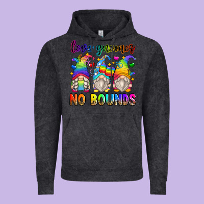 Love Gnomes No Bounds Vintage Hoodie Designed By Zillion Design Studio