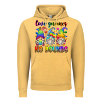 Vintage Mustard love gnomes no bounds Vintage Hoodie - Zillion Design Studio