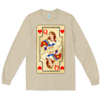 Mushroom love playing cards queen Long Sleeve Tee - AdoDesignShop