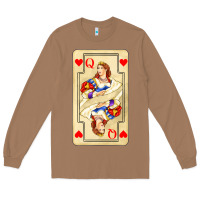 Toasted Coconut love playing cards queen Long Sleeve Tee - AdoDesignShop
