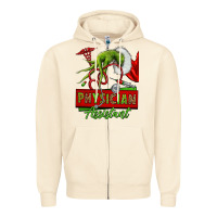 Sandshell christmas character hand physician assistant Zipper Hoodie - NancyCooperArtShop