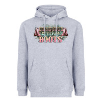Heather Grey bring your ass kicking boots Heavyweight Hoodie - NancyCooperArtShop
