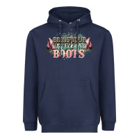 Navy bring your ass kicking boots Heavyweight Hoodie - NancyCooperArtShop