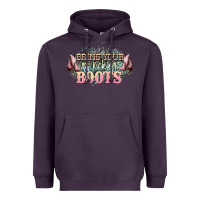 Plum bring your ass kicking boots Heavyweight Hoodie - NancyCooperArtShop