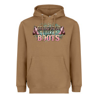 Toasted Coconut bring your ass kicking boots Heavyweight Hoodie - NancyCooperArtShop