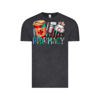 Vintage Black coffee pharmacy Vintage Tee - RacoonDesign