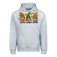 Heather Grey Fall Gnomes Urban Hoodie - texasbilliewilder