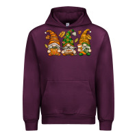Mauve Wine Fall Gnomes Urban Hoodie - texasbilliewilder