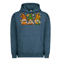 Pigment Midnight Navy Fall Gnomes Urban Hoodie - texasbilliewilder