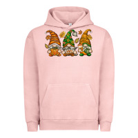 Pigment Salmon Fall Gnomes Urban Hoodie - texasbilliewilder