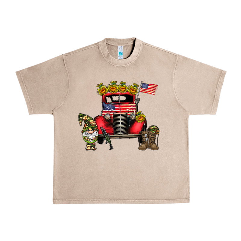 America Soldier Truck Urban Heavy Tee by CowhideDigitalArt | Teevron