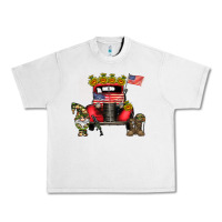 Lunar Rock america soldier truck Urban Heavy Tee - CowhideDigitalArt