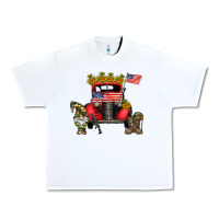 White america soldier truck Urban Heavy Tee - CowhideDigitalArt