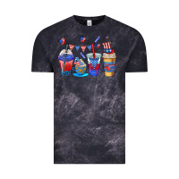 Cloud Black 4th of july coffee cups Vintage Tee - AdoDesignShop