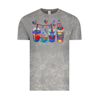 Cloud Rock 4th of july coffee cups Vintage Tee - AdoDesignShop