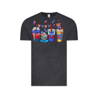 4th Of July Coffee Cups Vintage Tee | Teevron