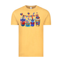 Vintage Mustard 4th of july coffee cups Vintage Tee - AdoDesignShop