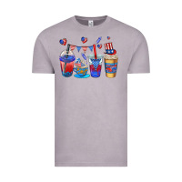 Vintage Zinc 4th of july coffee cups Vintage Tee - AdoDesignShop