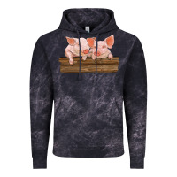 Cloud Black barn pigs Vintage Hoodie - RanaPortraitStore