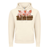 Vintage Artic barn pigs Vintage Hoodie - RanaPortraitStore