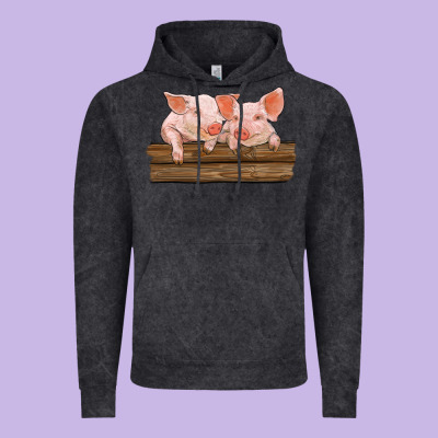 Barn Pigs Vintage Hoodie Designed By Ranaportraitstore