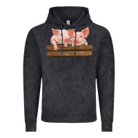 Vintage Black barn pigs Vintage Hoodie - RanaPortraitStore