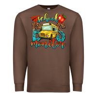 Chestnut school bus monitor Premium Sweatshirt - NancyCooperArtShop